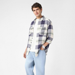 Men's Loose Baggy Fit Washed Jeans Non-Stretchable