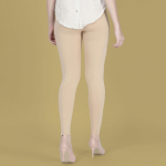 Women Viscose Blend Solid Sugar Cookie Ankle Length Legging