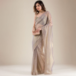 Embellished Beads and Stones Tissue Saree